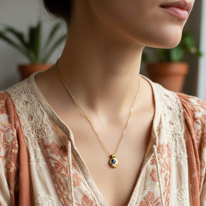 Naszyjnik ze Szklanym Oczkiem
