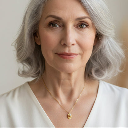 Naszyjnik z Naturalną Perłą