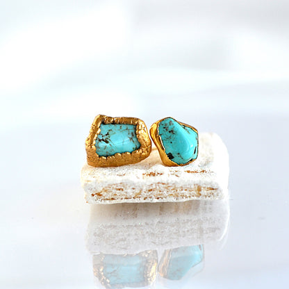 Kolczyki Sztyfty Turkus