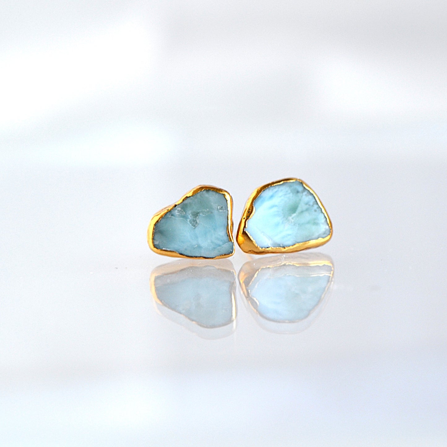 Kolczyki Sztyfty Larimar