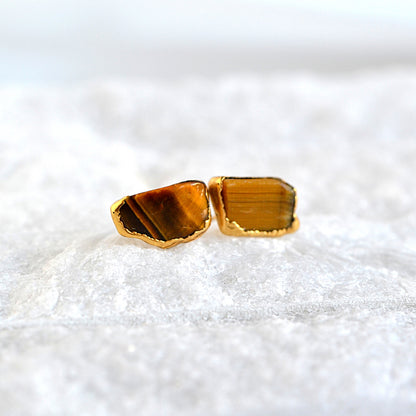 Kolczyki Sztyfty Tygrysie Oko