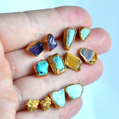 Kolczyki Sztyfty Larimar