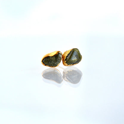 Kolczyki Sztyfty Epidot