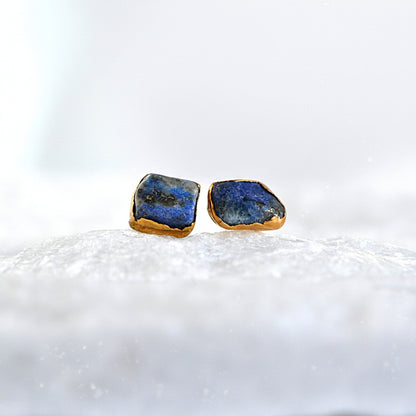 Kolczyki Sztyfty Lapis Lazuli